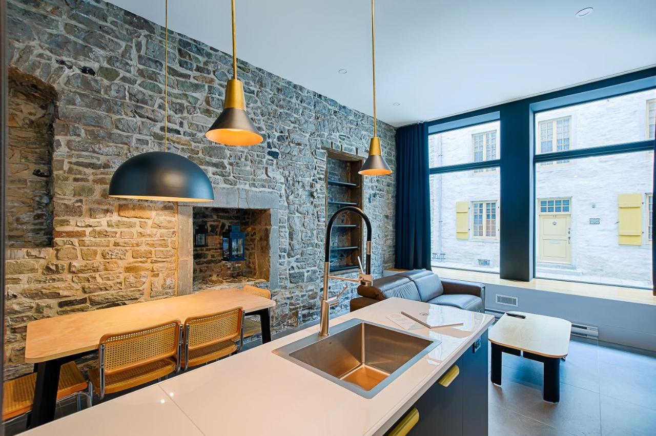 Appartement Les Lofts Notre-Dame by Les Lofts Vieux-Québec Extérieur photo